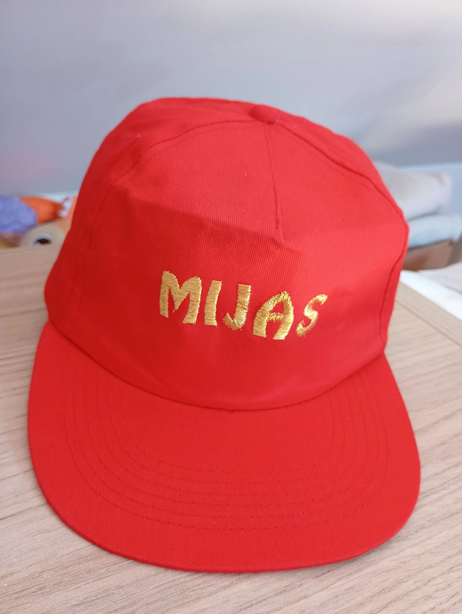Casquette vintage années 90 snapback rouge  – photo 4